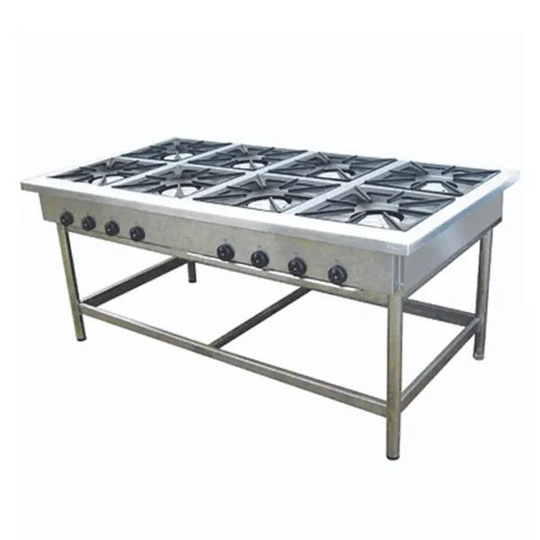 Anafe Industrial 8 Quemadores 43 x 43 GLP