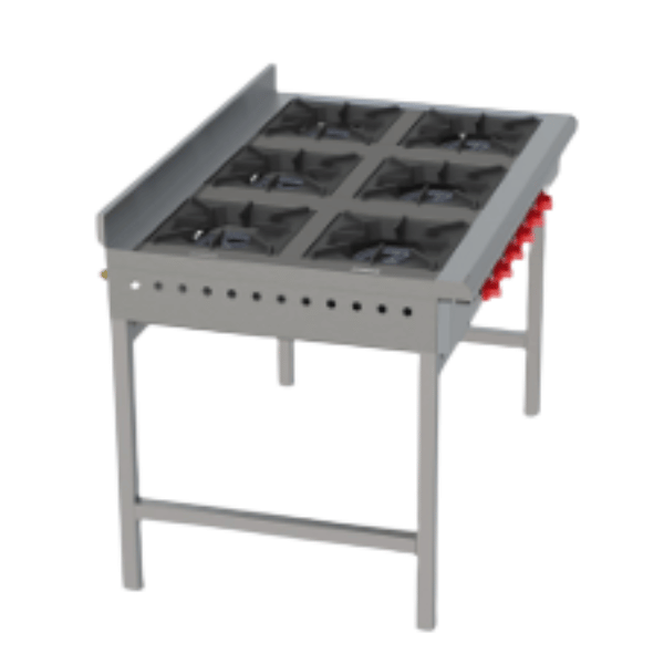 Anafe Industrial A6P-18 INOX a Gas