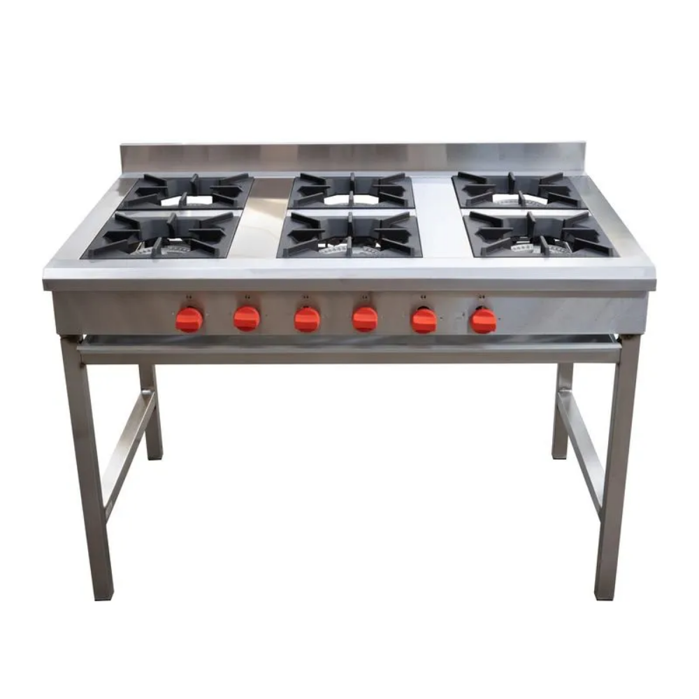 Anafe Industrial A6P-18 INOX / ISLA a Gas