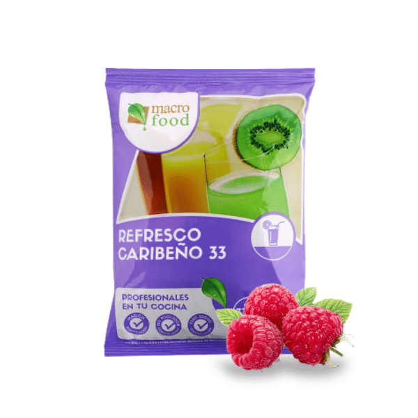Jugo sabor Frambuesa 1Kg (Rinde 33.5Lts)