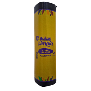 Bolsa Basura Limpio 90x120 (Rollo 10 un)