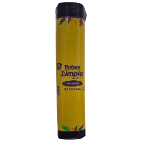 Bolsa Basura Limpio 80x110 (Rollo 10 un)