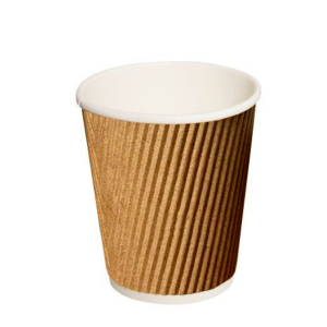 Vaso Polipapel Ripple Kraft 12oz - Doble Capa Premium