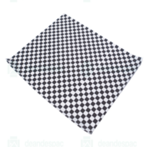 Papel Antigrasa 28x34 cm Negro/Blanco para Alimentos 1000u